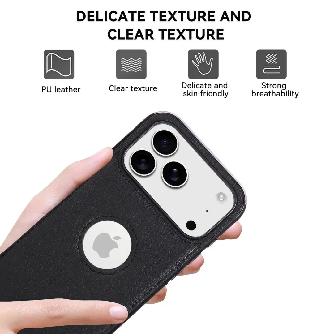 Luxury High Quality PU Leather Mobile Phone Case For iPhone 17 /16 /15 /14 THEROXYMOB