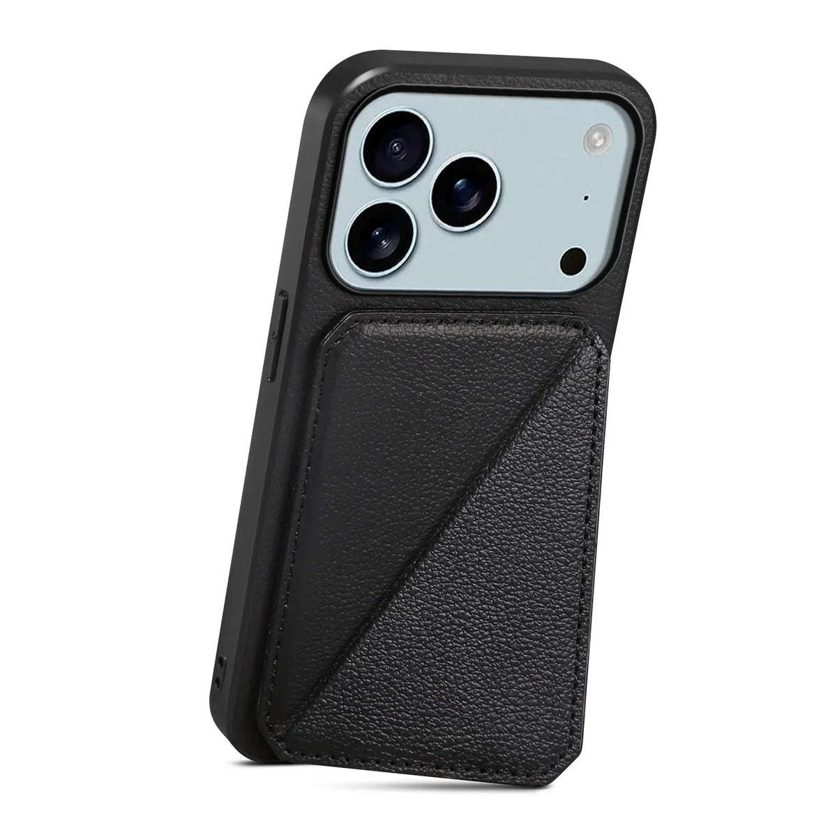 Leather Phone Case Invisible Bracket Card Holder For Cover For iPhone 17/ 16/ 15/ 14 THEROXYMOB