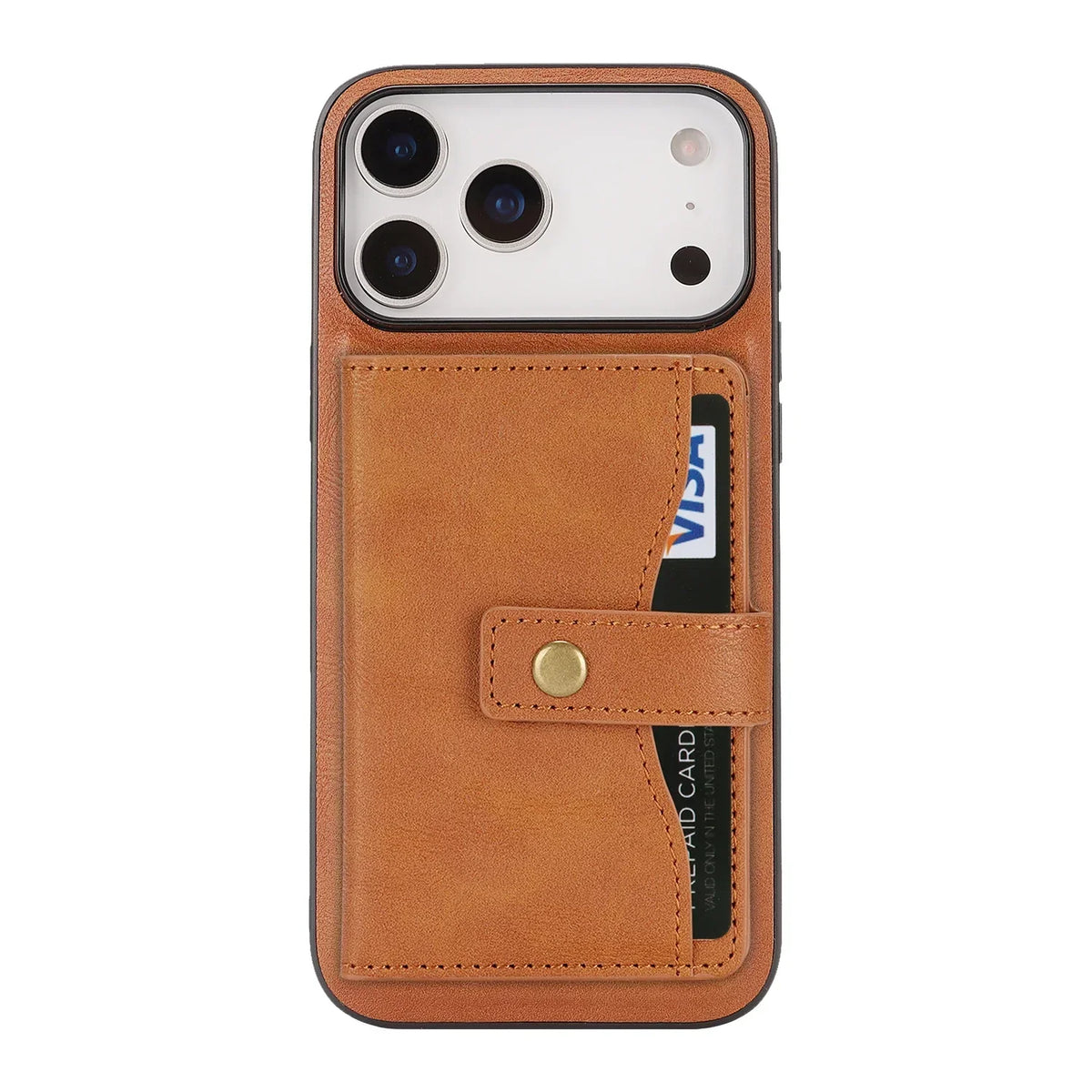 Leather phone case Wallet cash Card Holder For iPhone 12-18 Series
