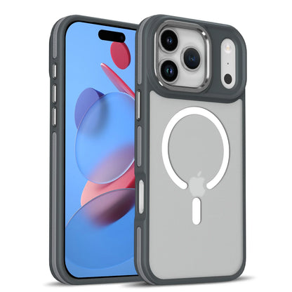 Luxury Matte Translucent Shockproof Magnetic Phone Case For iPhone 17 / 16 / 15 /14