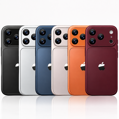 Luxury Multi-Color Matte Glass Case For iPhone 13-18 Pro & Pro Max