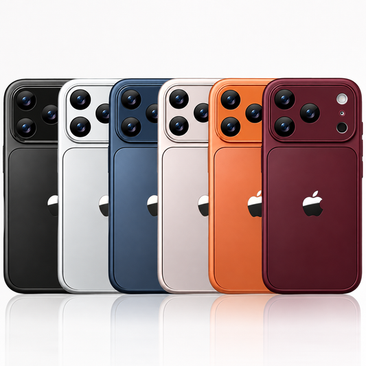 Luxury Multi-Color Matte Glass Case For iPhone 13-18 Pro & Pro Max