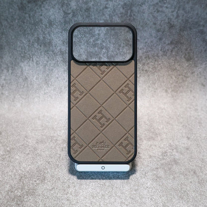 HRM Quilted Leather Case with Border Frame