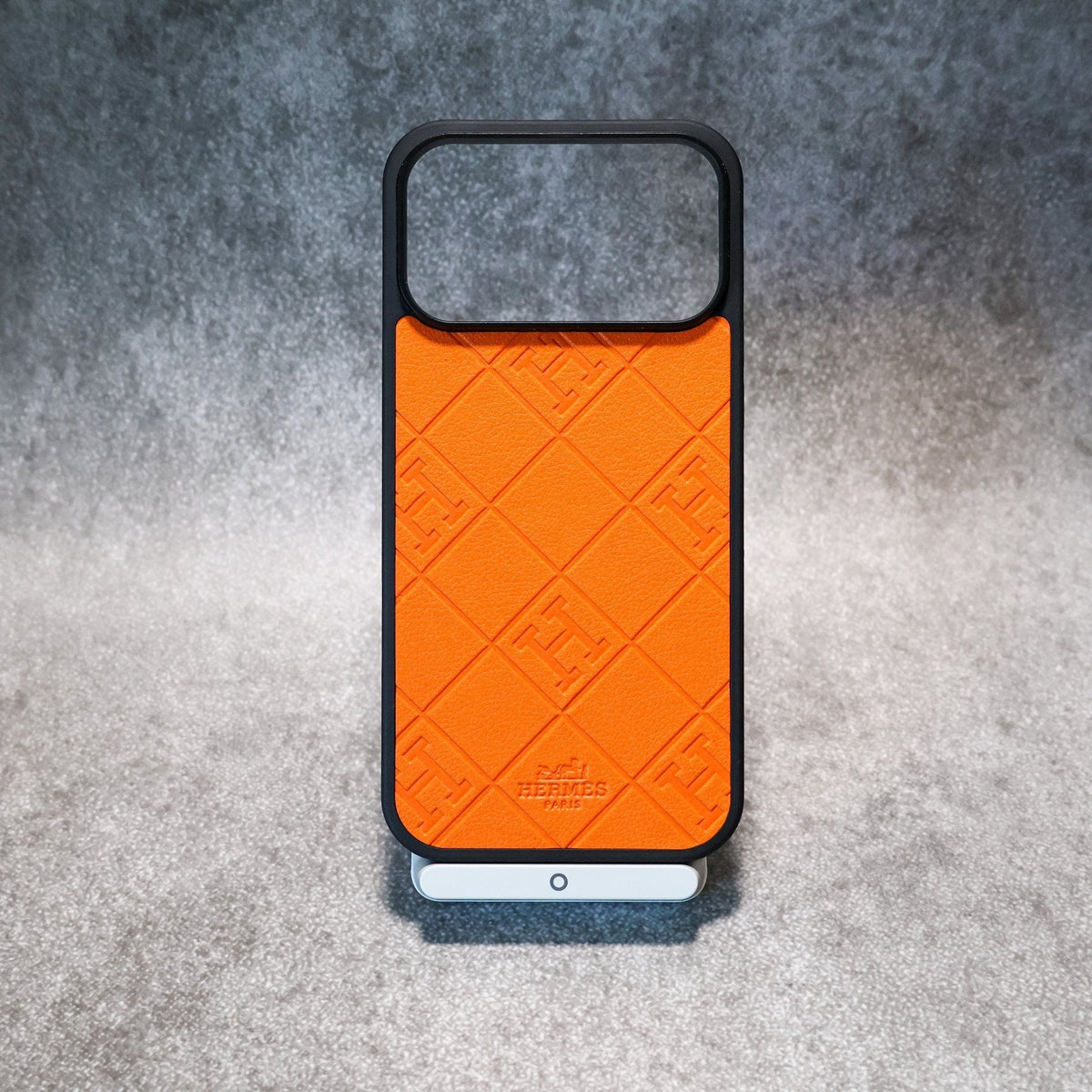 HRM Quilted Leather Case with Border Frame
