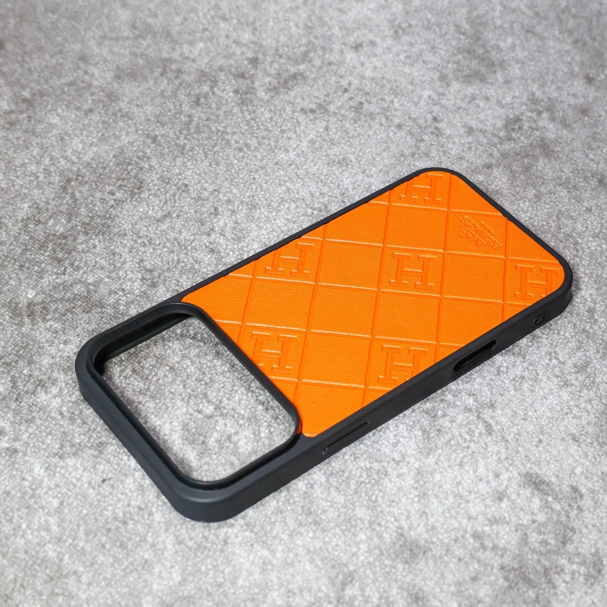 HRM Quilted Leather Case with Border Frame