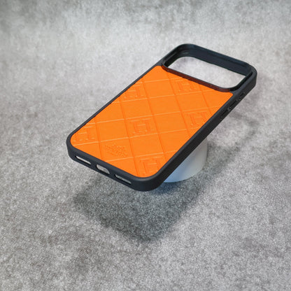 HRM Quilted Leather Case with Border Frame