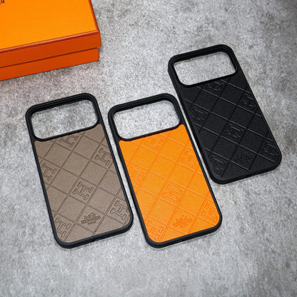 HRM Quilted Leather Case with Border Frame