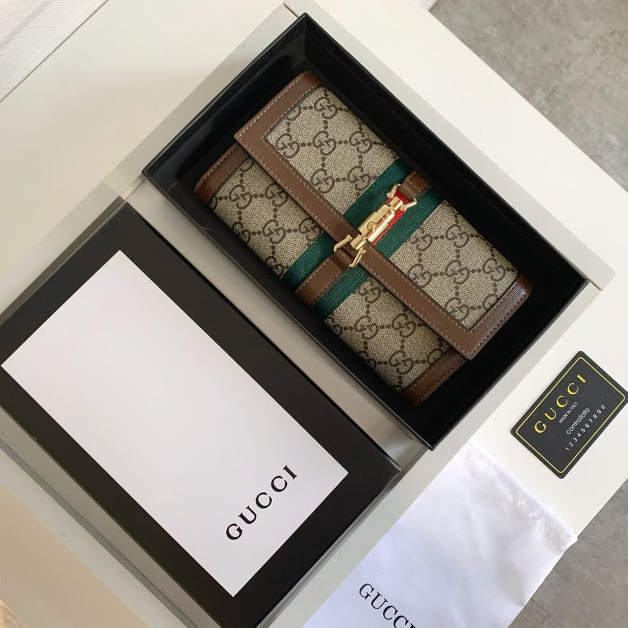 Supreme Canvas GUCCI Chain Wallet Bag