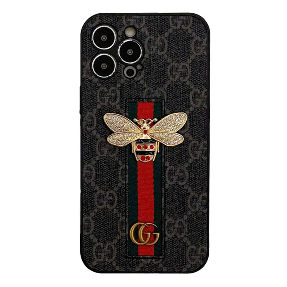 Bee Trendy Phone Case For iPhone With Hand Holder Roxy New 2