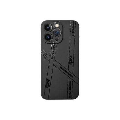 Hermes All Black Phone Case For iPhone 12-17