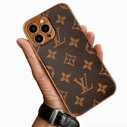 SOFT LUXURY IPHONE CASE WITH GOLDEN BORDER theroxymob