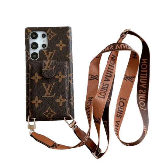 Brown Card Wallet Galaxy Case For Samsung Roxy New