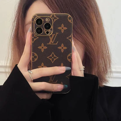 BROWN COLOR  PHONE CASE FOR IPHONE