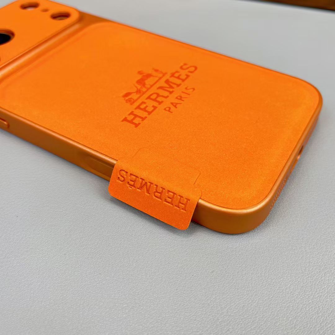 Hermes Premium Leather iPhone Case – Luxury Protection & Style