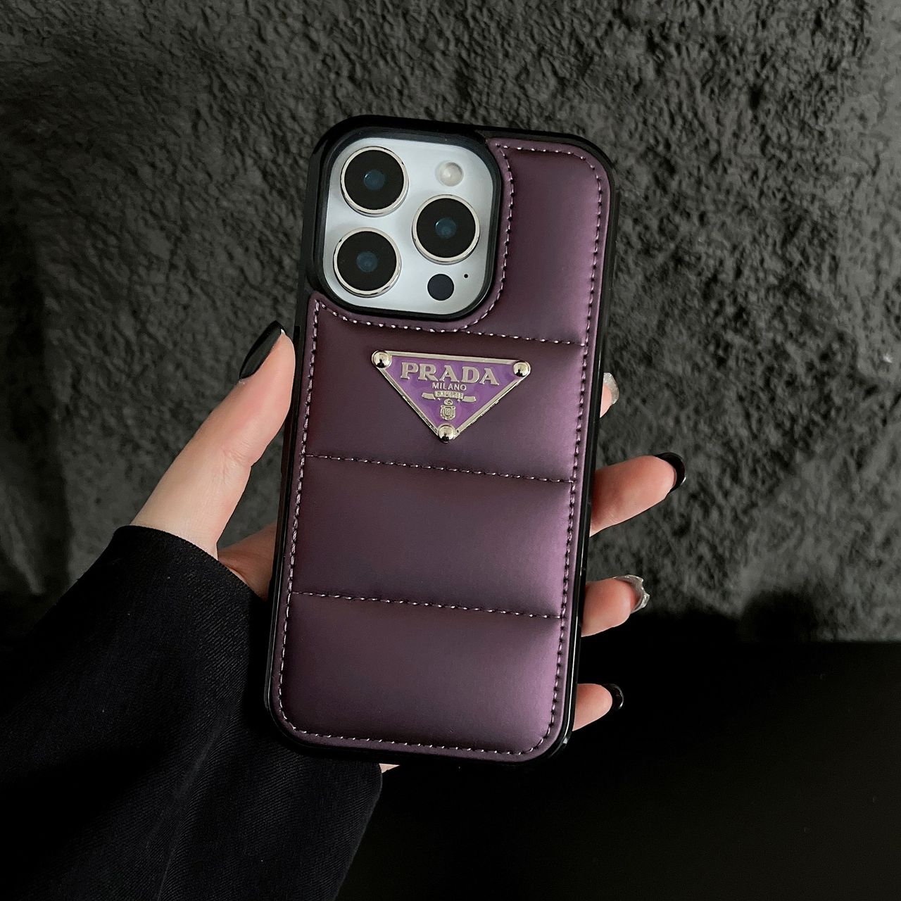 Luxury Prada Phone Case For iPhone 17 / 16 / 15 / 14