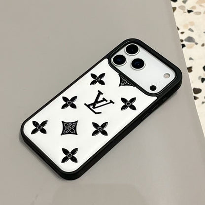 Luxury Monogram Designer Leather Cover For iPhone 17/ 16 / 15 / 14