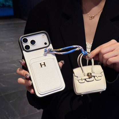 HRM Leather Case with Mini Handbag Charm