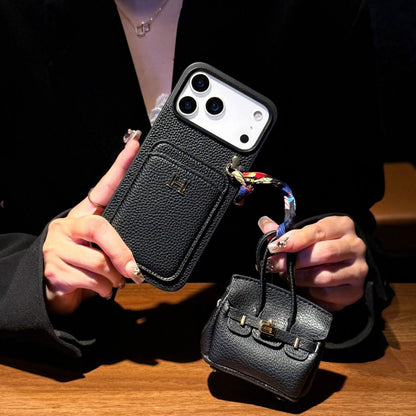HRM Leather Case with Mini Handbag Charm