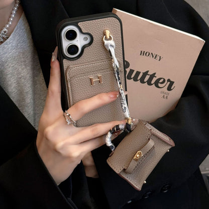 HRM Leather Case with Mini Handbag Charm