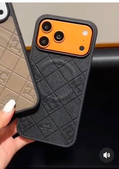 HRM MagSafe Quilted Leather Case