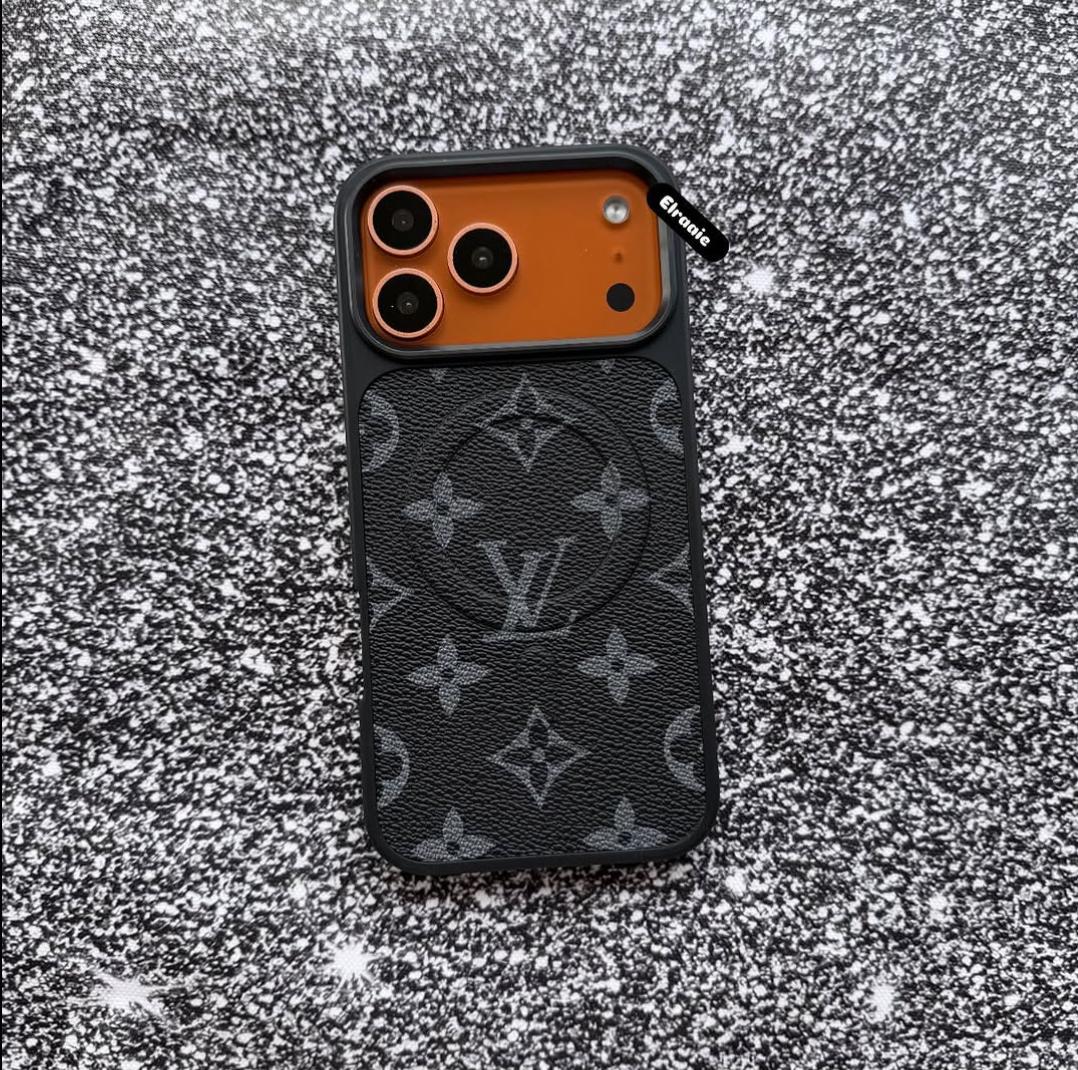 Premium Monogram MagSafe Case for iPhone 12-17 Series