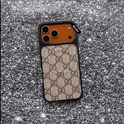 Premium Monogram MagSafe Case for iPhone 12-17 Series