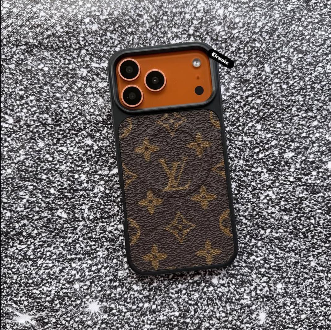 Premium Monogram MagSafe Case for iPhone 12-17 Series