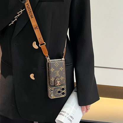 Luxury iPhone Case Card Holder for iPhone 12-18 Pro& Pro Max