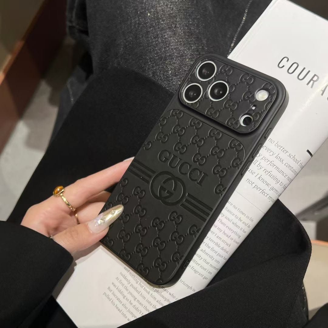 Luxury Leather GG iPhone Case