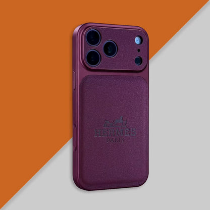 Luxury Hermès-Inspired Designer Phone Case for iPhone 14-18 Pro & Pro Max