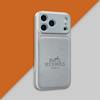 Luxury Hermès-Inspired Designer Phone Case for iPhone 14-18 Pro & Pro Max