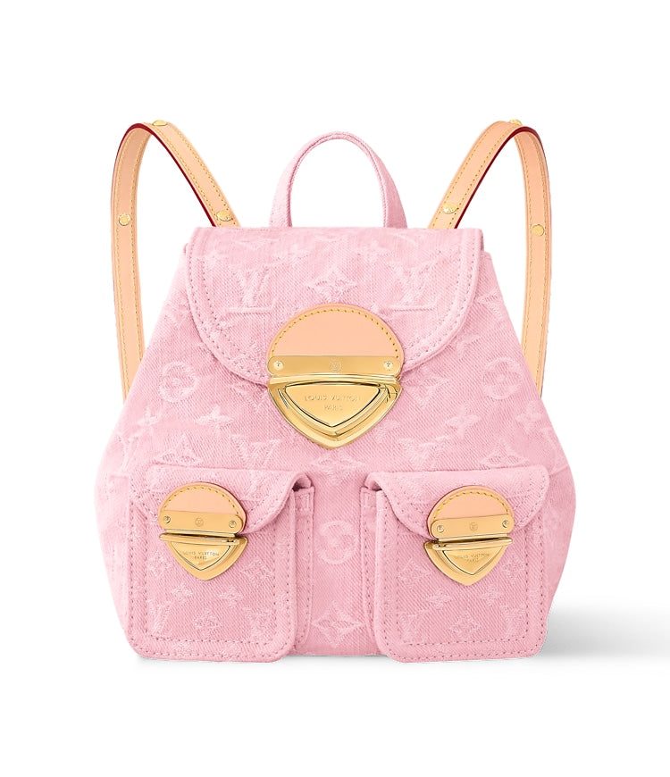 Luxury Louis Vuitton women's backpack, Monogram
