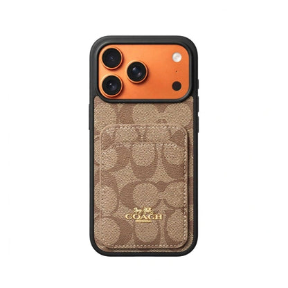 Luxury Case Modern Heritage Card Holder for iPhone 12-17 Series