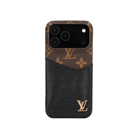 Leather Case with Card Holder for iPhone 12-17 Series