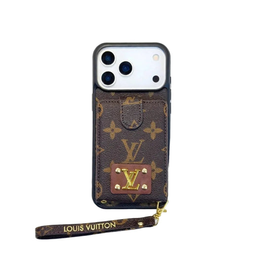 Luxury Leather Case Card Holder For iPhone 17 / 16 / 15 / 14