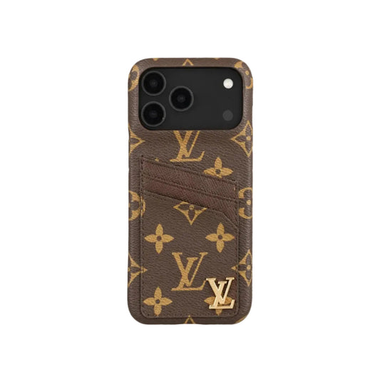 Leather Card Slot Case For iPhone 12-17 Series