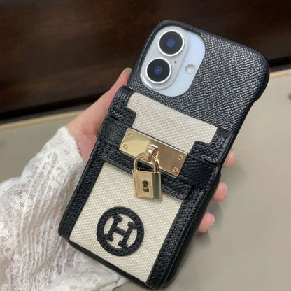 HRM Leather Case with Wristlet Strap & Perfume Charm