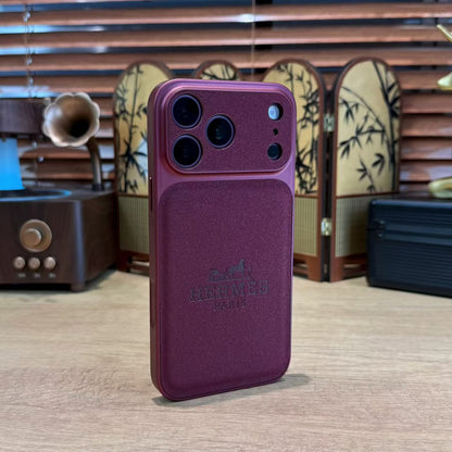 Luxury Hermès-Inspired Designer Phone Case for iPhone 14-18 Pro & Pro Max