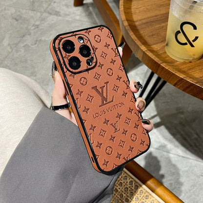 3D Embossed Leather Case For iPhone 16 / 15 /14