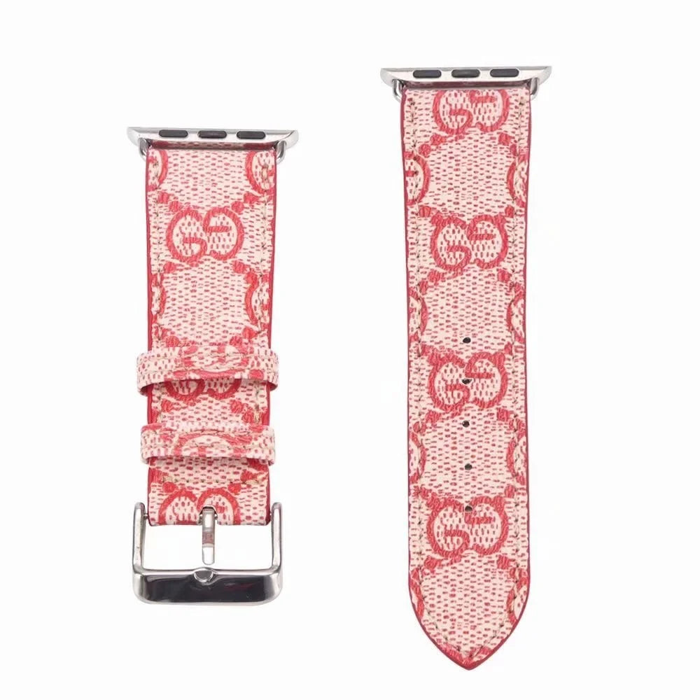 Gucci Luxury Leather Apple Watch Band