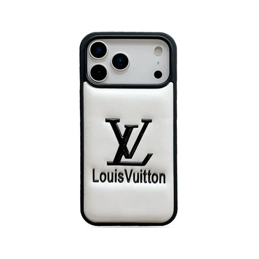 Luxury LV Leather Ultra-Slim Cover For iPhone 17/ 16 / 15 / 14