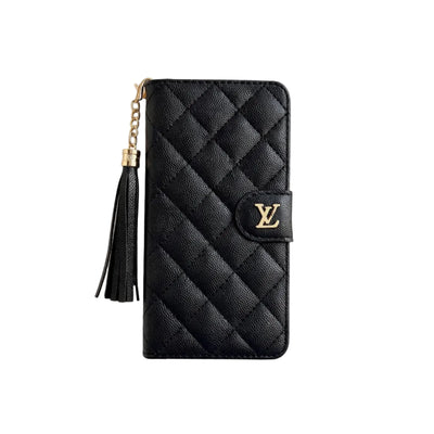 Premium Louis Vuitton Leather Case for iPhone Case 12-18 Pro & Pro Max