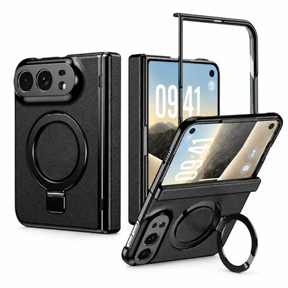 Leather Ring Stand Case for iPhone Duo