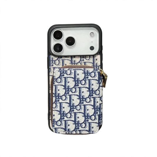 Dior Luxury iPhone Case Card Slot For iPhone 17 / 16 / 15 / 14