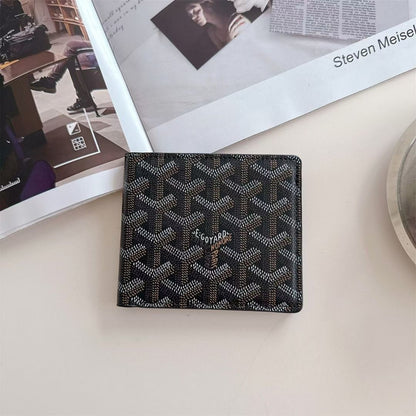 Goyard Victoire Wallet: Classic Goyardine Canvas Bi-Fold