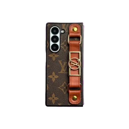 LV Monogram Case with Hand Strap for Samsung Z Fold 3-7