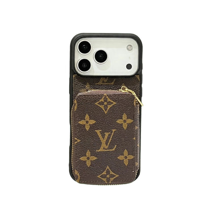 Luxury Leather Wallet Card Holder Crossbody iPhone Case For iPhone 12-18 Pro & Pro Max