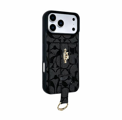 Luxury Case with Card Holder For iPhone 13-17