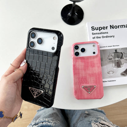Elegant Prada Apple Phone Case For iPhone 13-18 Pro & Pro Max