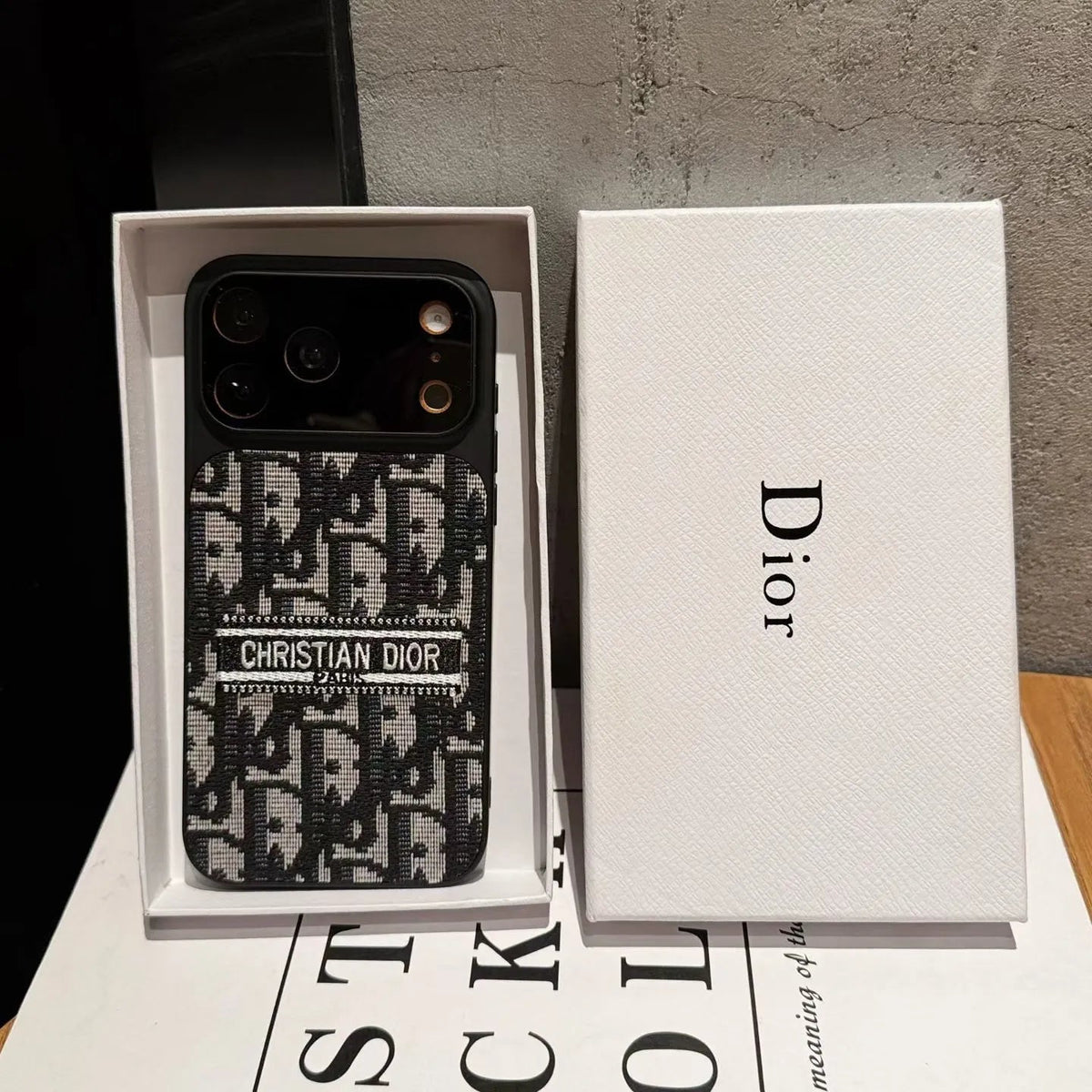 Luxury Monogram Designer Dior Cover for iPhone 12-18 Pro & Pro Max